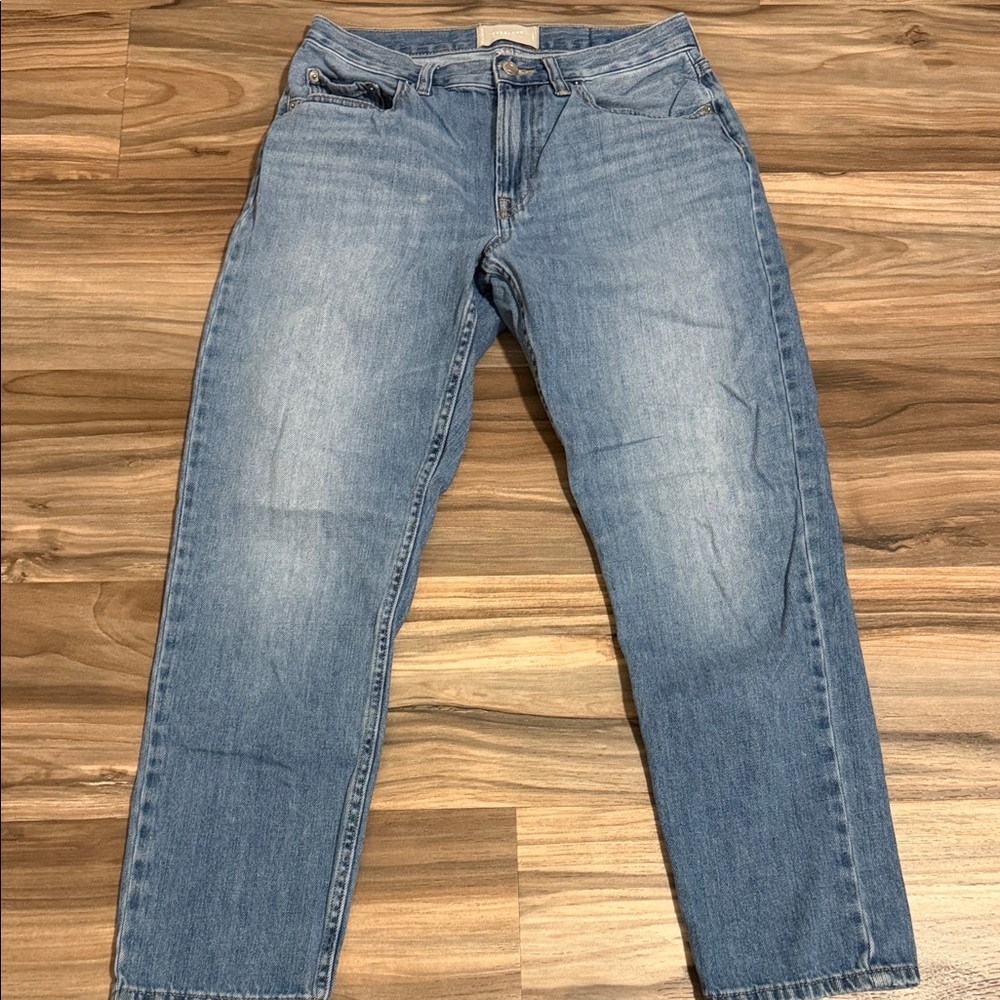 Everlane The Super Soft Relaxed Jeans Sz 27 Medium Wash Denim Casual Comfort